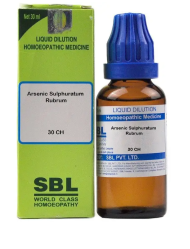 Sbl Arsenic Sulphuratum Rubrum 30 Ch
