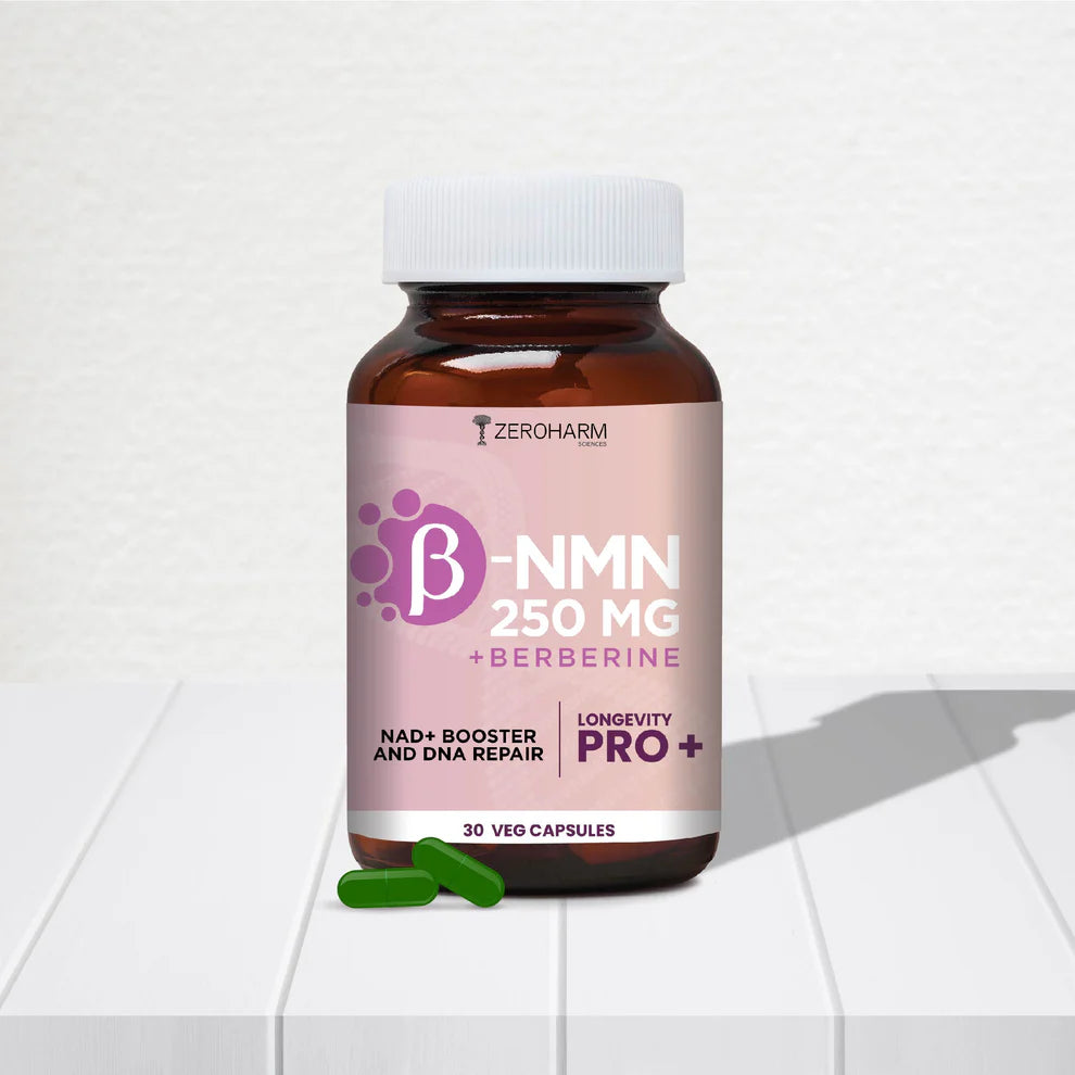 Zeroharm Nmn 250 Mg + Berberine Capsules
