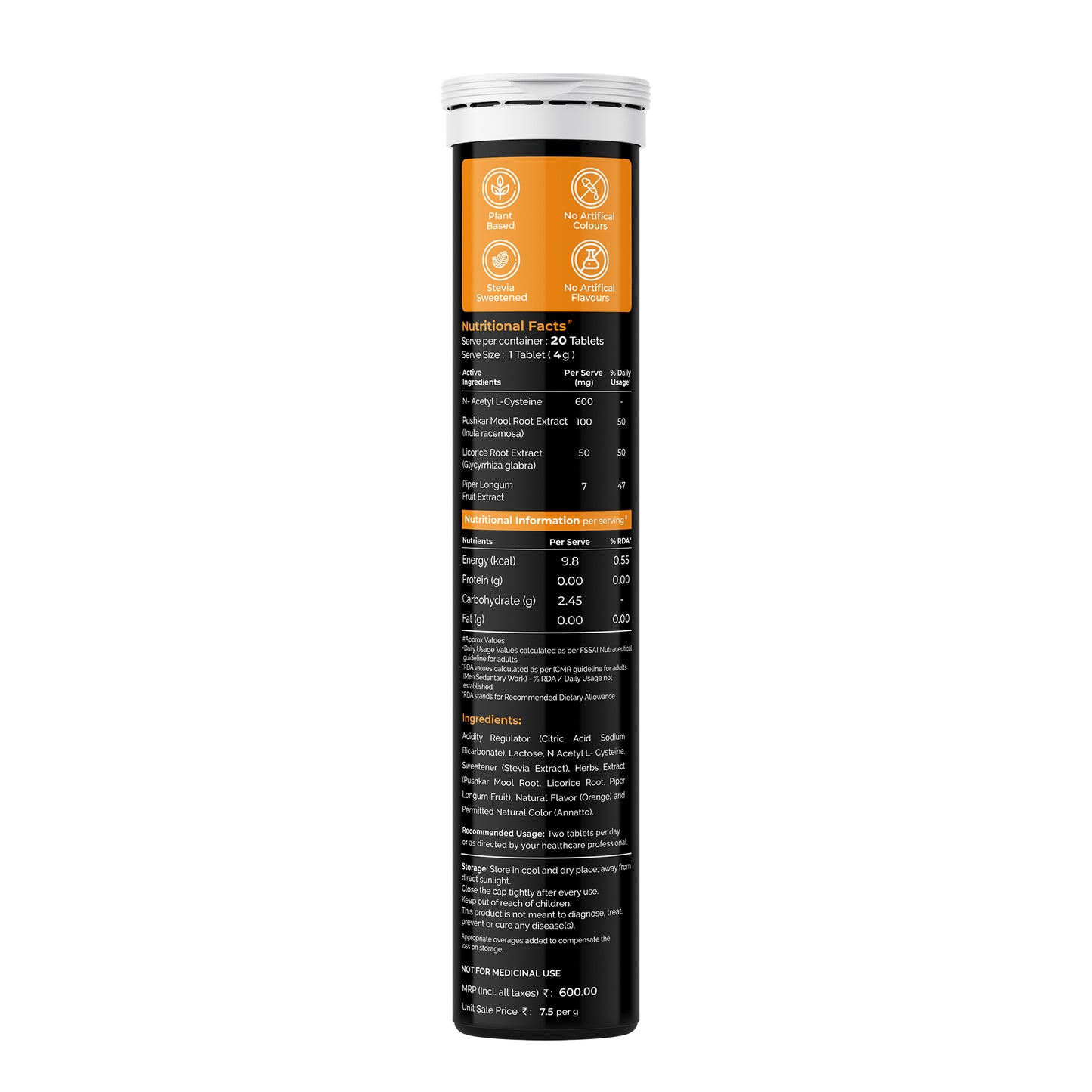 Auric Lung Detox Supplement With Natural Blend Of Nac