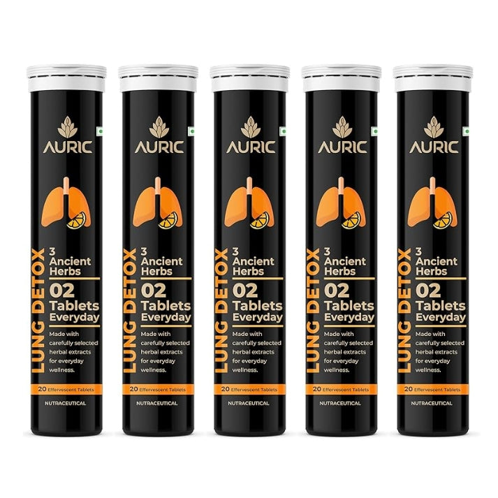 Auric Lung Detox Supplement With Natural Blend Of Nac