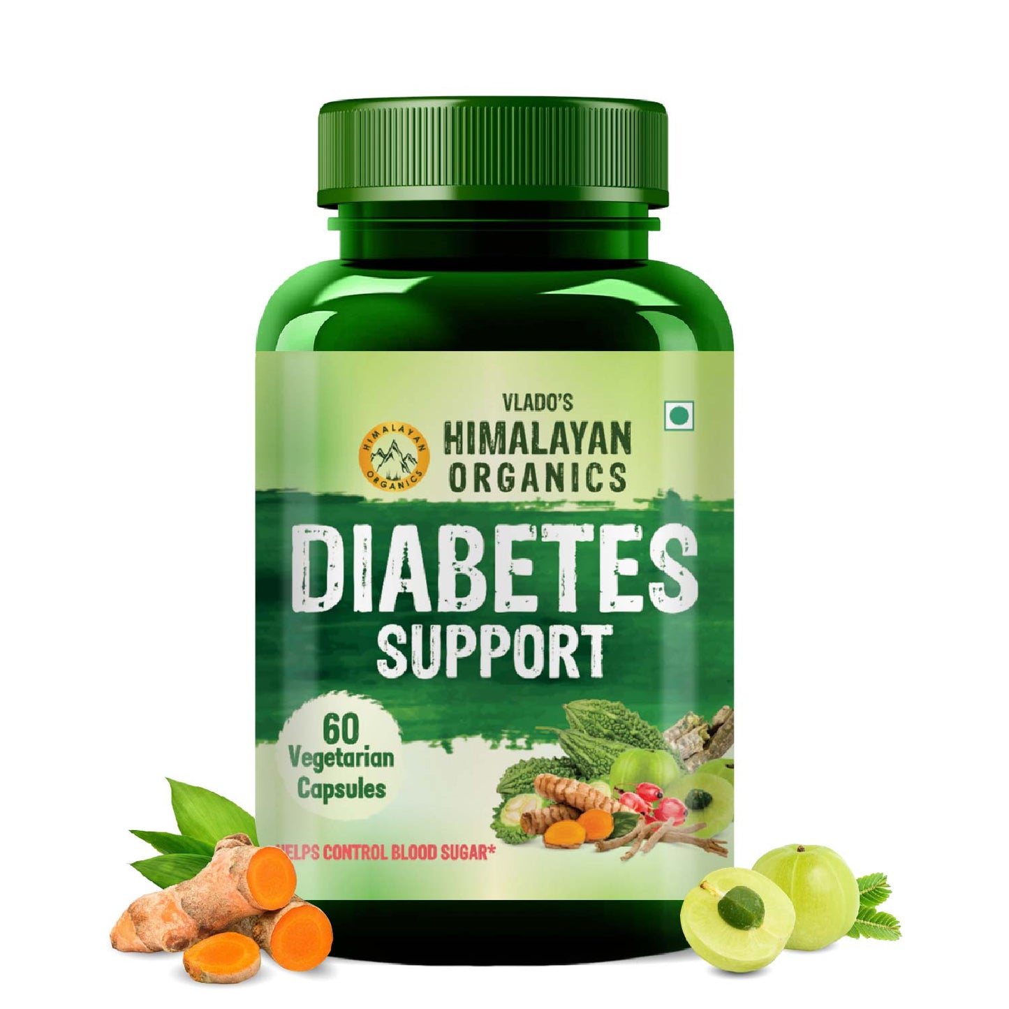 Himalayan Organics Diabetes Support Supplement Capsules