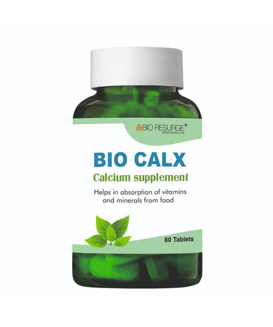 Bio Resurge Biocalx Natural Calcium Tablets | Helps In Bone Health, Undescribed Body Pain & Arthritis