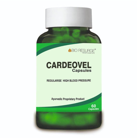 Bio Resurge Cardeovel Capsules - Regularise High Blood Pressure & Control And Lower Cholesterol