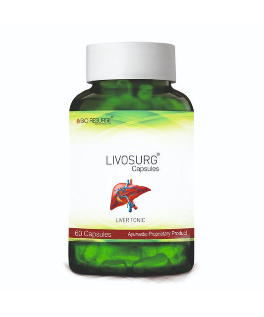 Bio Resurge Livosurg - Liver Detox Capsule | With Milk Thistle | Natural Liver Detox