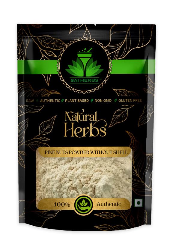 Sai Herbs Lebanon Chilgoza Pine Nuts With Shell Powder