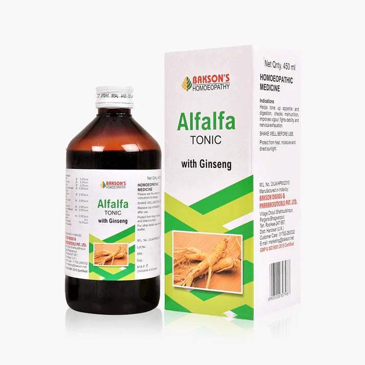 Dr Bakson Alfalfa Tonic With Ginseng