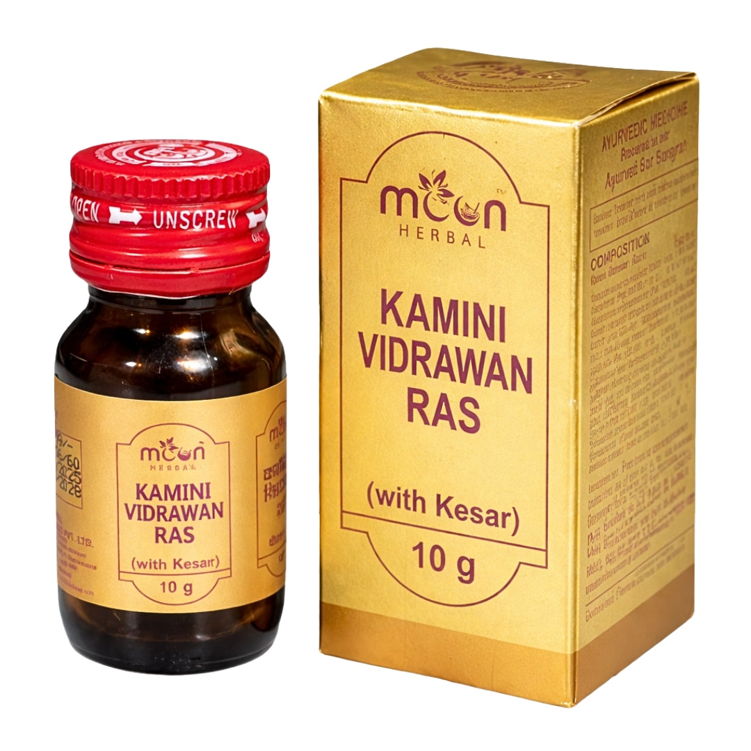 Moon Herbal Kamini Vidrawan Ras With Kesar