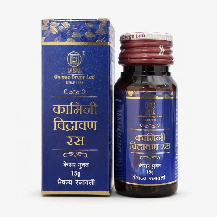 Udl Kamini Vidrawan Ras With Kesar 15 Gm