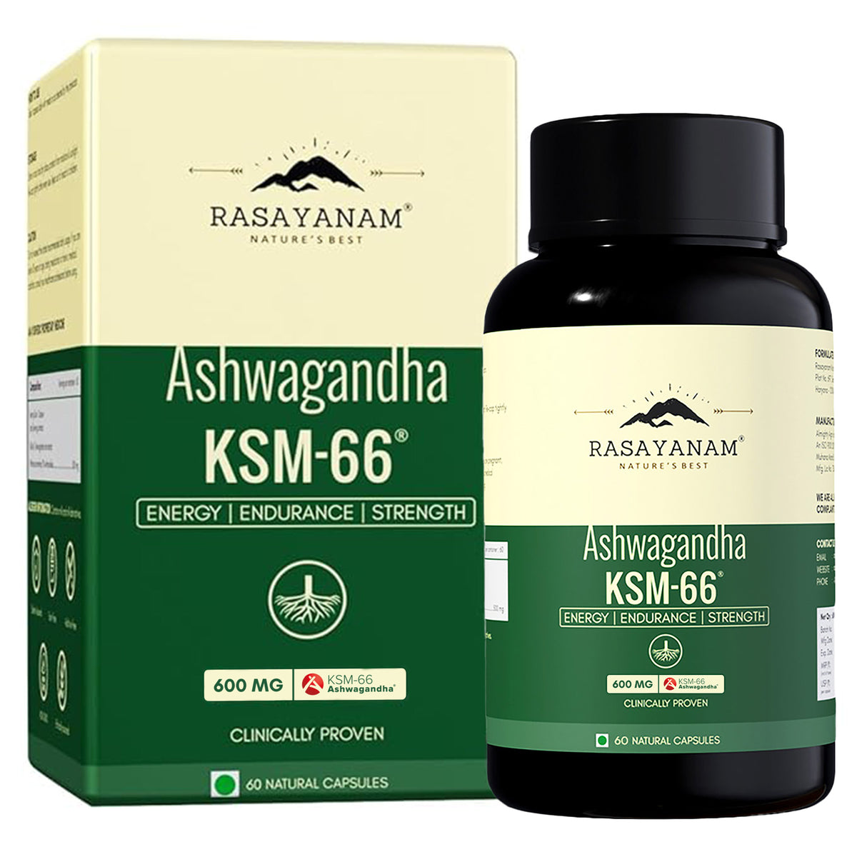 Rasayanam Ashwagandha Ksm 66 Capsules