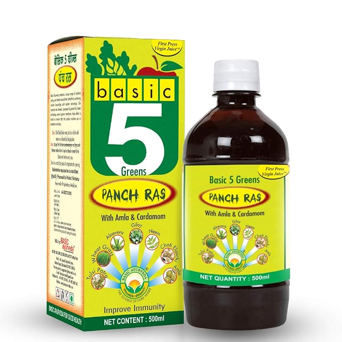 Basic Ayurveda Basic 5 Green Panch Ras Juice