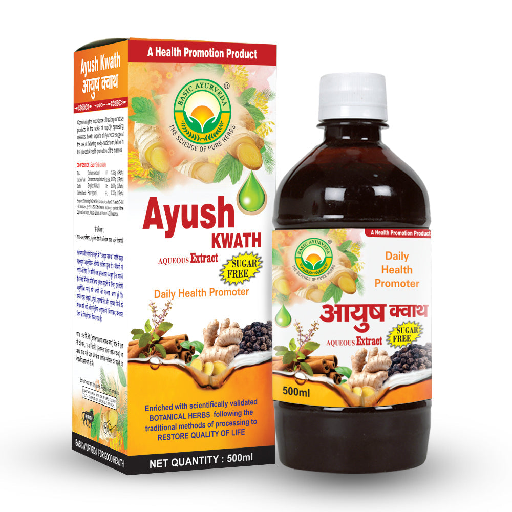 Basic Ayurveda Ayush Kwath Sugar Free Liquid