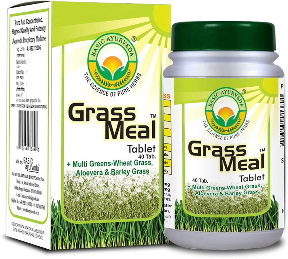 Basic Ayurveda Grass Meal Tablets