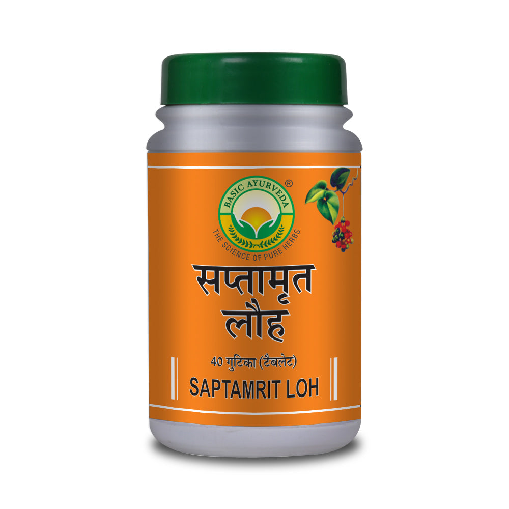 Basic Ayurveda Saptamrit Loh Tablets