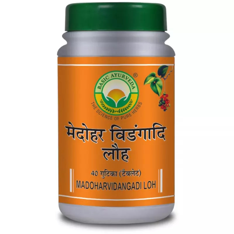 Basic Ayurveda Medohar Vidangadi Loh Tablets