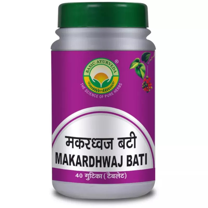 Basic Ayurveda Makardhwaj Bati Tablets