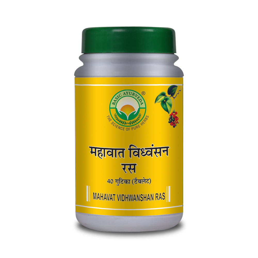 Basic Ayurveda Mahavat Vidhwansan Ras Tablets