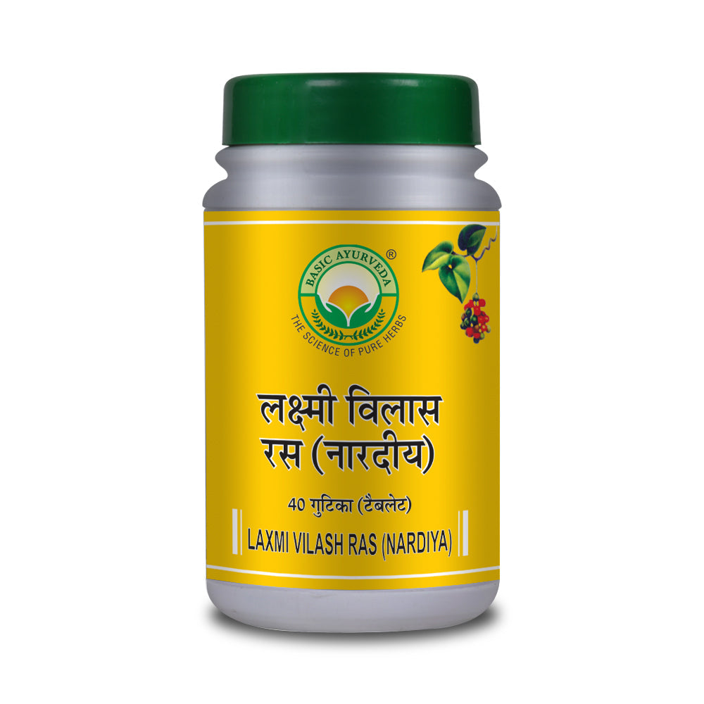 Basic Ayurveda Laxmi Vilas Ras Nardiya Tablets