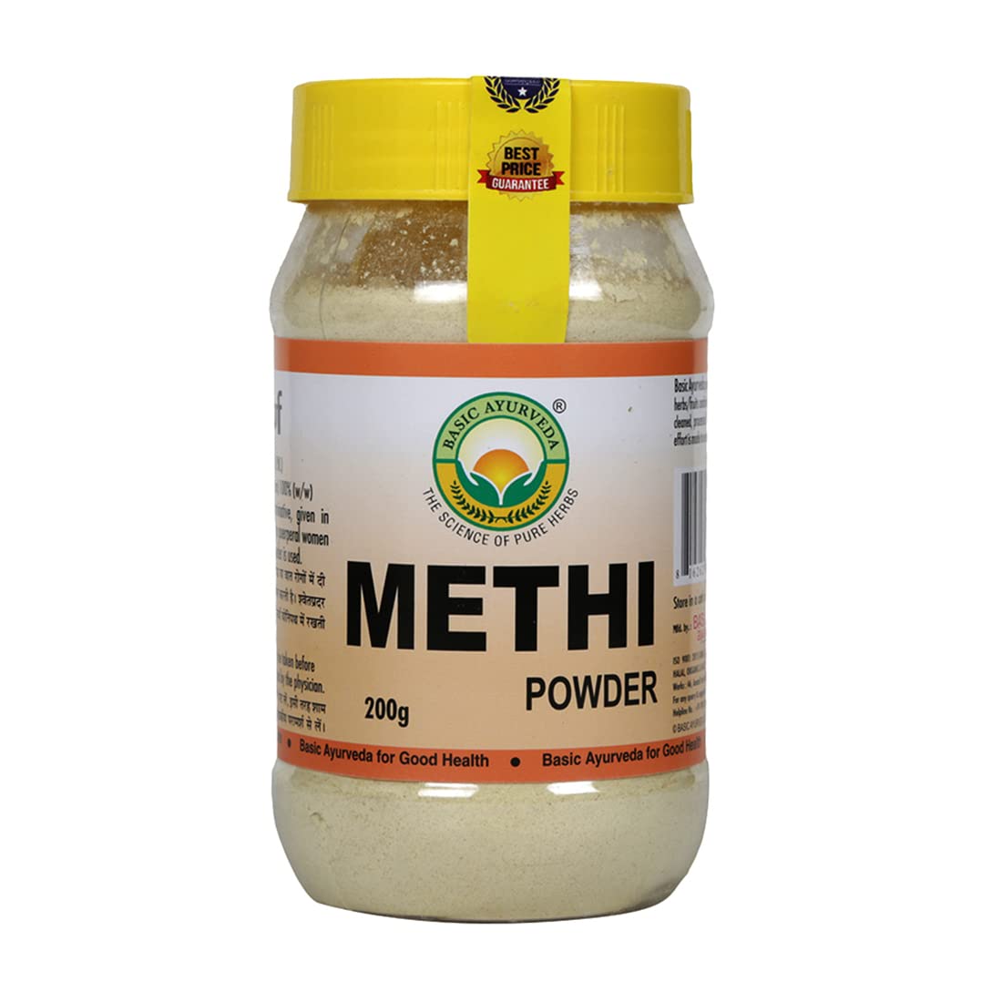 Basic Ayurveda Methi Powder For Blood Sugar Support Digestion And Overall Health