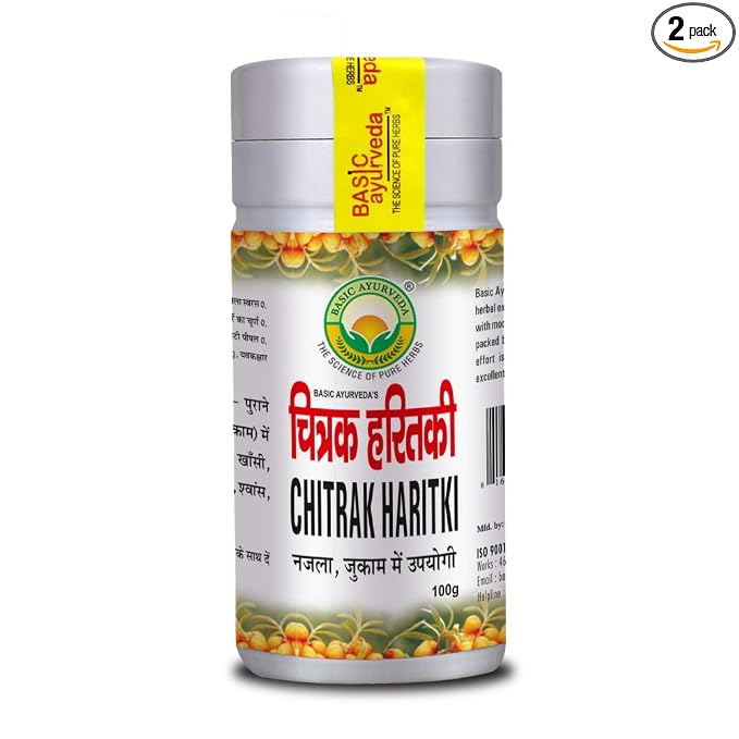 Basic Ayurveda Chitrak Haritki For Digestive Health And Appetite Support