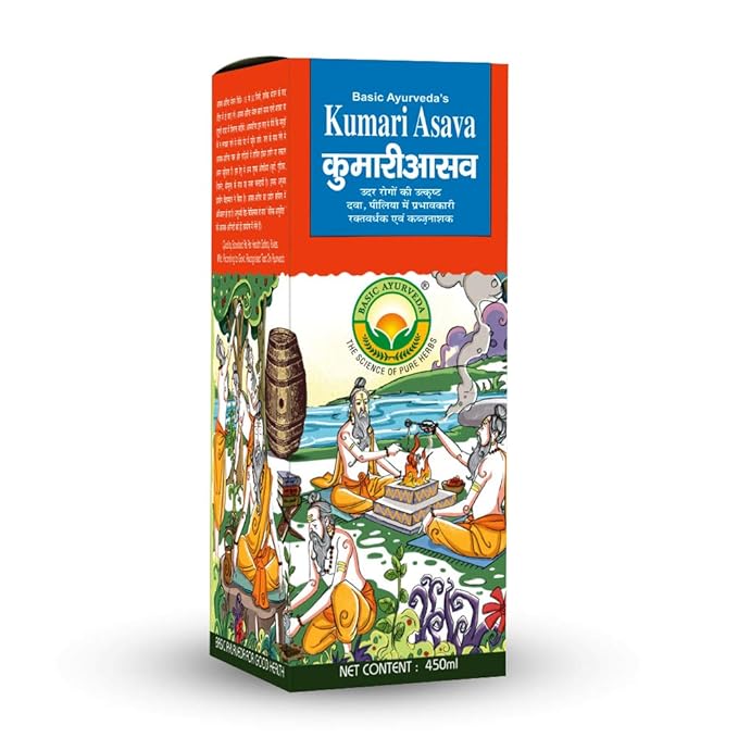 Basic Ayurveda Kumari Asava Ayurvedic Womens Wellness Tonic