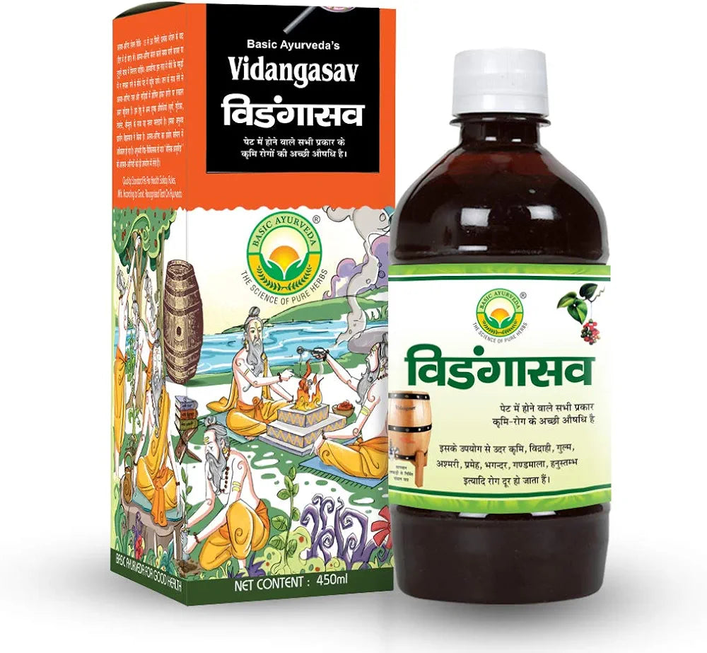 Basic Ayurveda Vidangasav Ayurvedic Digestive And Wellness Syrup