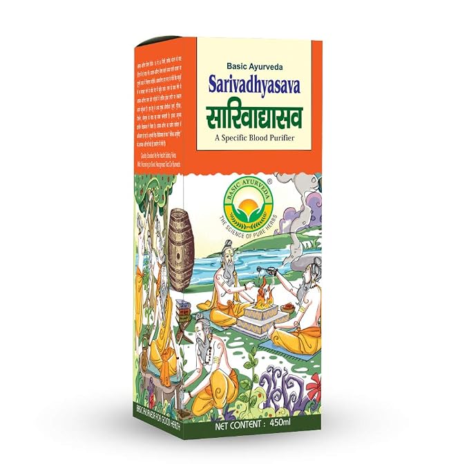 Basic Ayurveda Sarivadhyasava Ayurvedic Blood Purifier Tonic