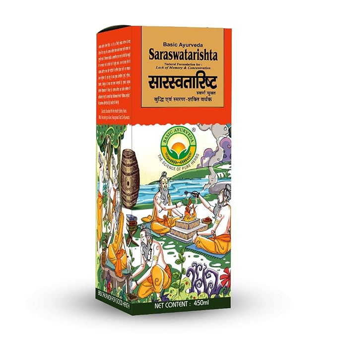 Basic Ayurveda Saraswatarishta Ayurvedic Memory And Brain Health Tonic