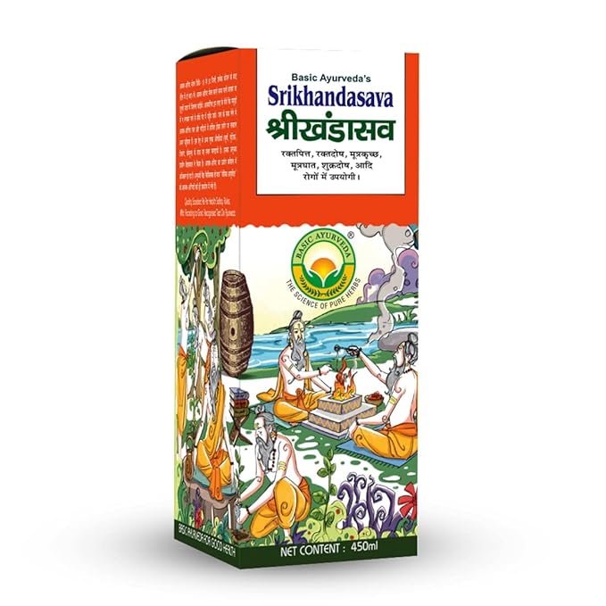 Basic Ayurveda Srikhandasava Ayurvedic Digestive And Cooling Tonic