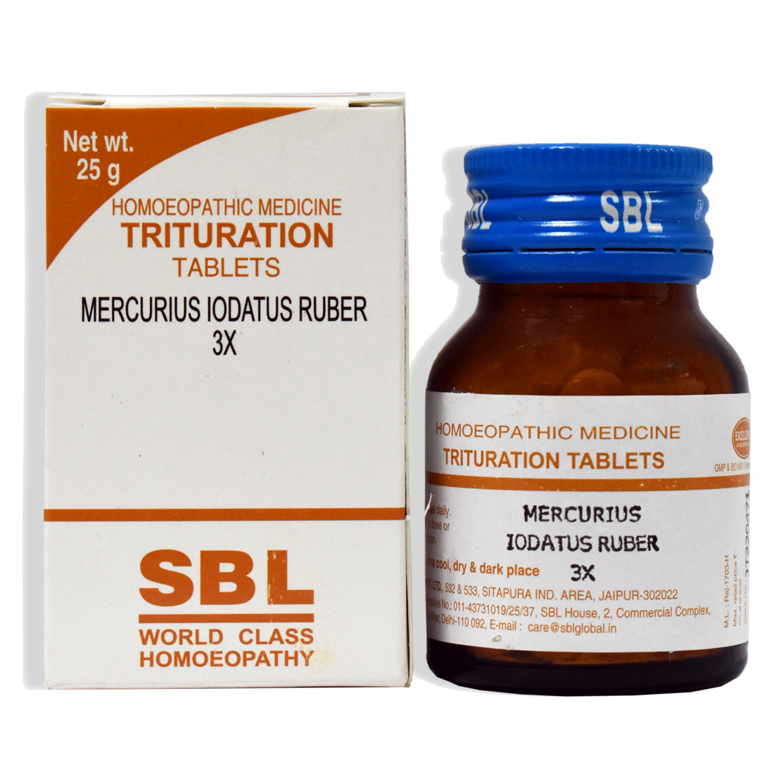 Sbl Mercurius Iodatus Ruber 3X