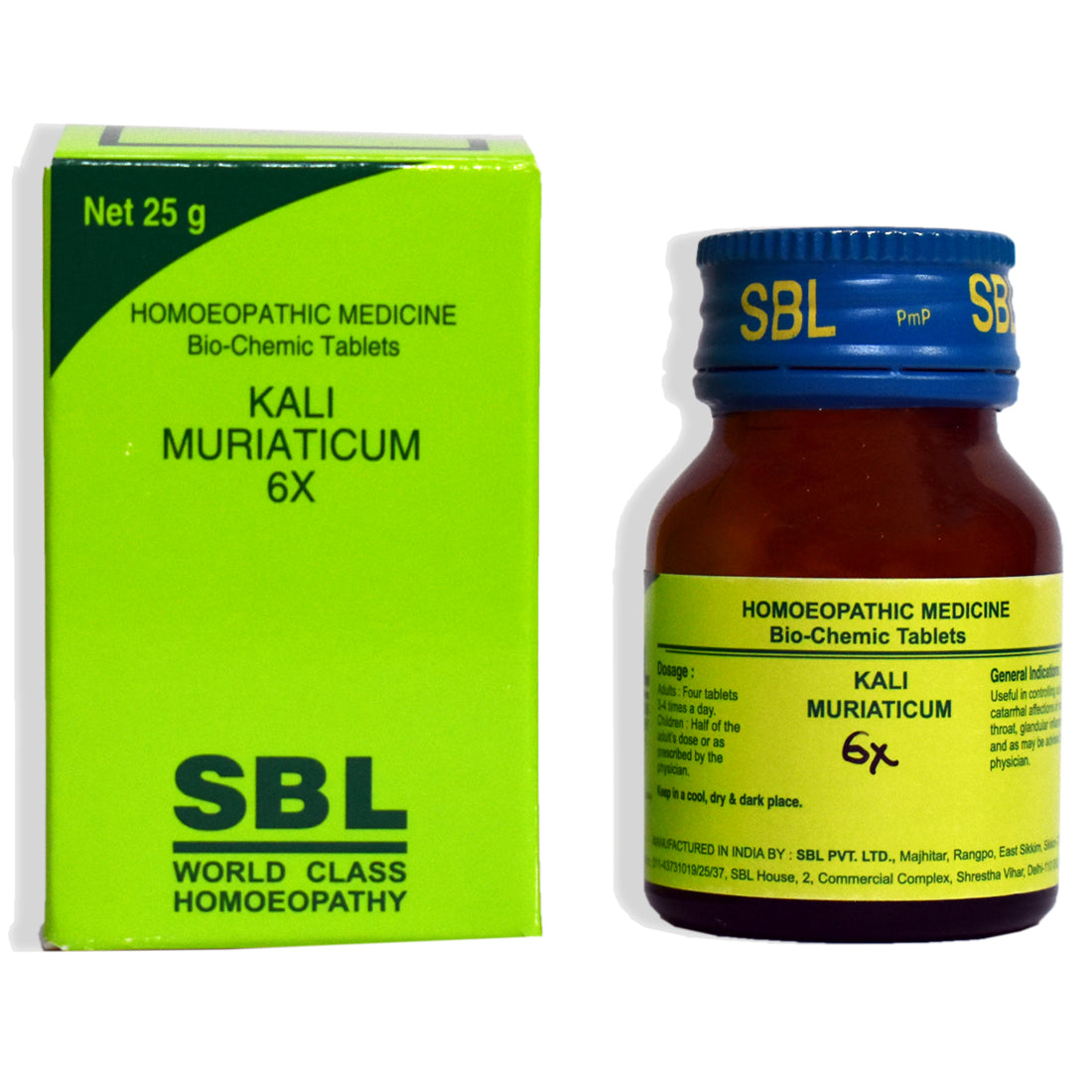 Sbl Kali Muriaticum 6X Bio Chemic Tablets