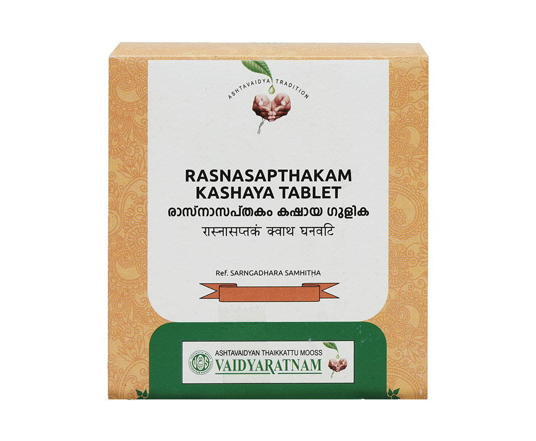 Vaidyaratnam Rasnasapthakam Kashaya Tablet