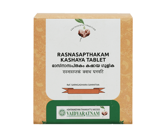Vaidyaratnam Rasnasapthakam Kashaya Tablet