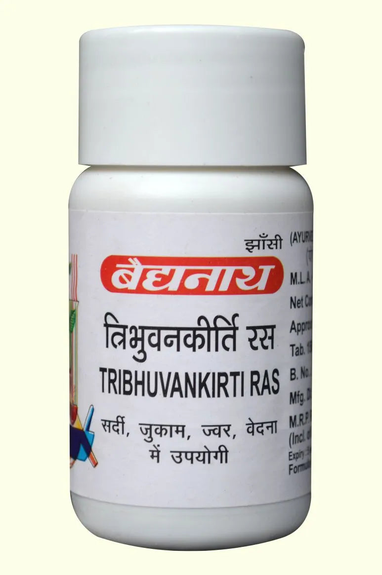 Baidyanath Tribhuvankirti Ras Tablets
