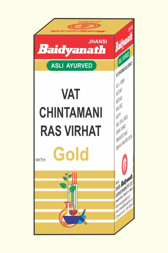 Baidyanath Vat Chintamani Ras Virhat With Gold