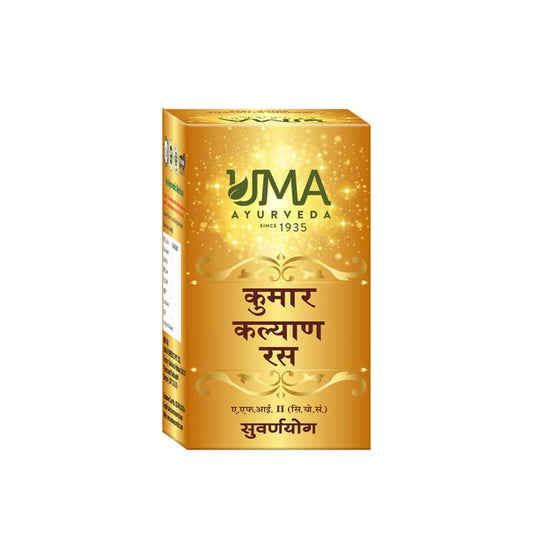 UMA Ayurveda Kumara kalyana Rasa With Gold Tablet