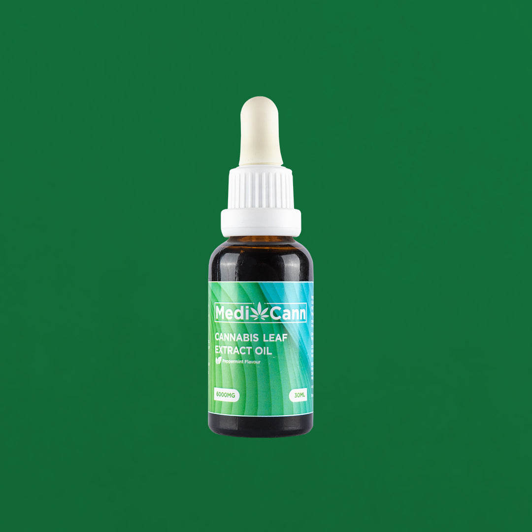 Medicann Cannabis Leaf Extract Oil Peppermint Flavour