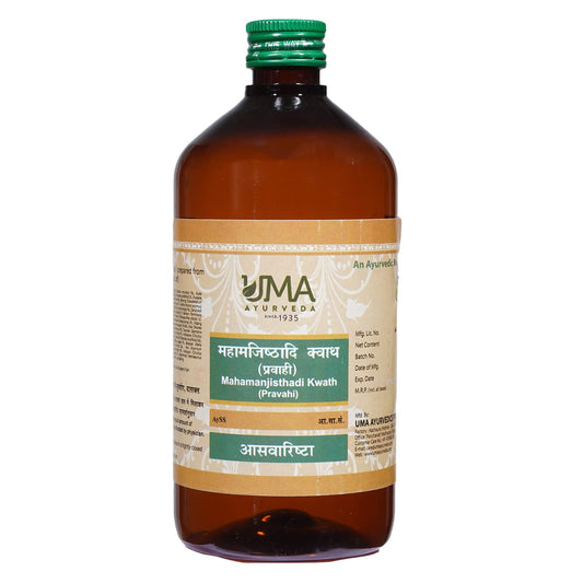 Uma Ayurveda Mahamanjisthadi Kwath Pravahi Syrup