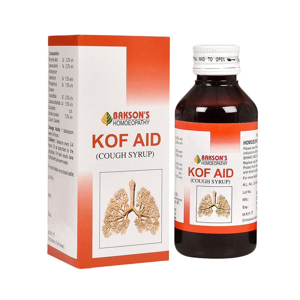 Dr Bakson Homoeopathy Kof Aid Plus Syrup