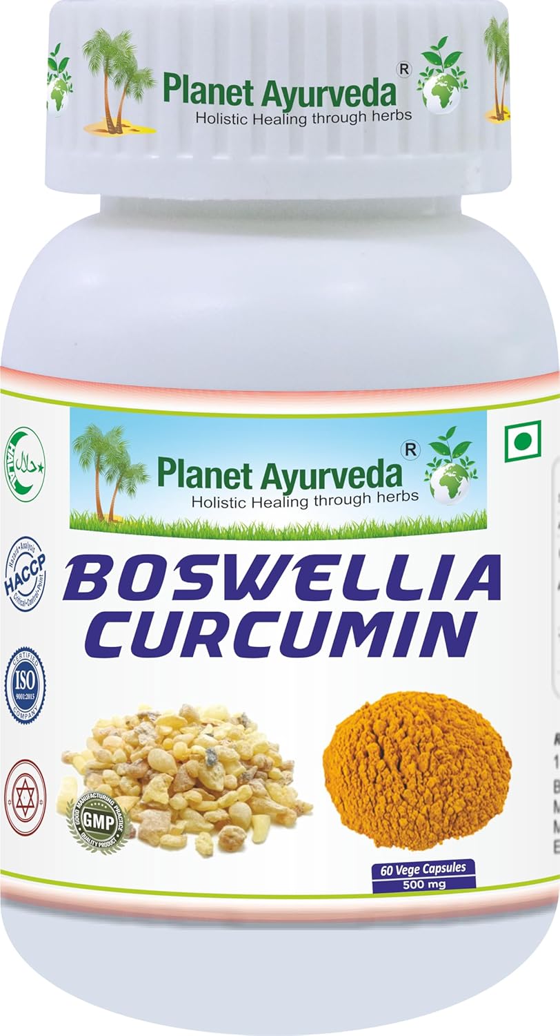 Planet Ayurveda Boswellia Curcumin Capsules