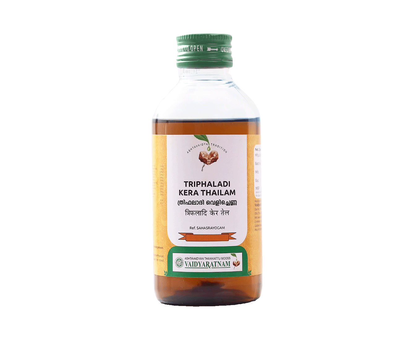 Vaidyaratnam Thriphaladi Kera Thailam Oil