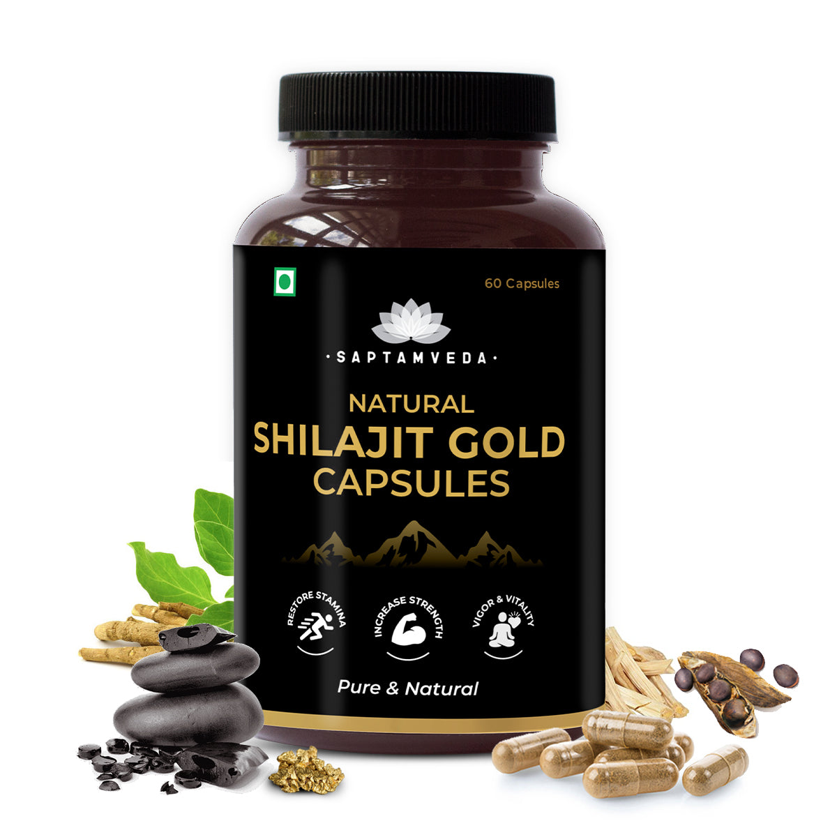 Saptamveda Shilajit Gold Capsule
