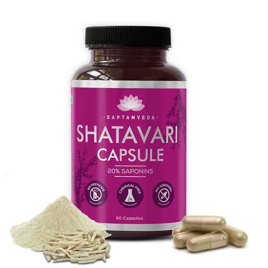 Saptamveda Natural Shatavari Capsules