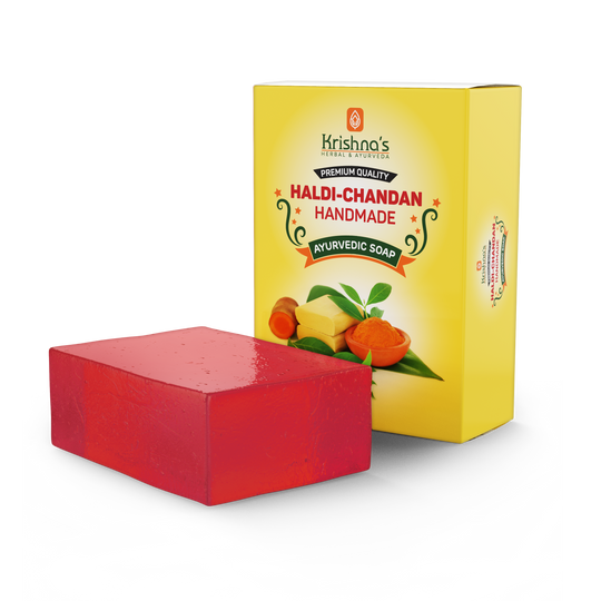 Krishna Herbal Haldi Chandan Soap