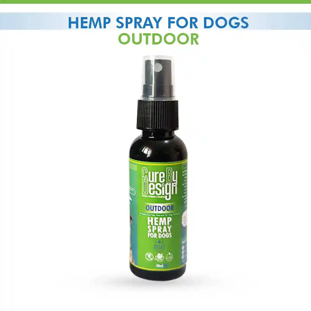 Cure By Design Outdoor Hemp Spray For Dogs