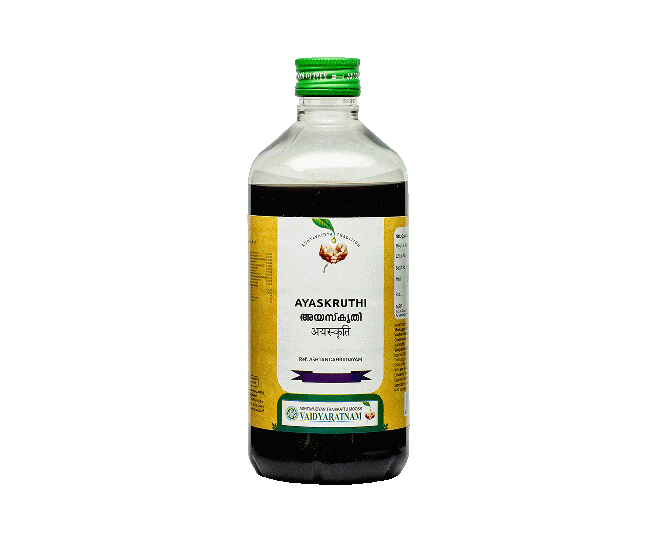 Vaidyaratnam Ayaskruthi Syrup