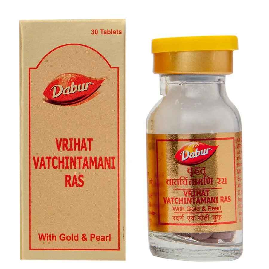 Dabur Vrihat Vatchintamani Ras With Gold & Pearl