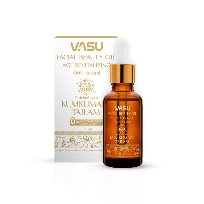Vasu Facial Beauty Oil Enriched with Kumkumadi Tailam