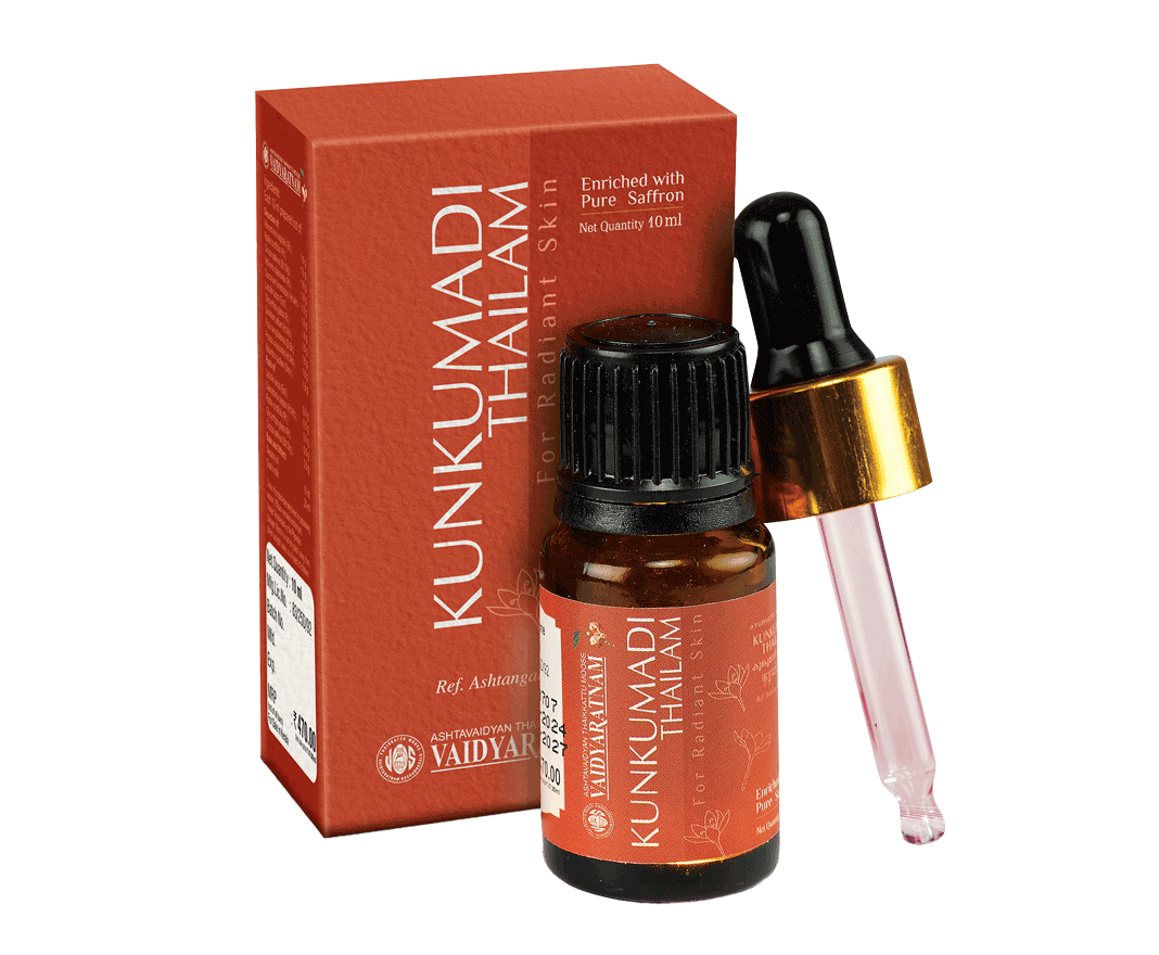 Vaidyaratnam Kunkumadi Thailam Oil