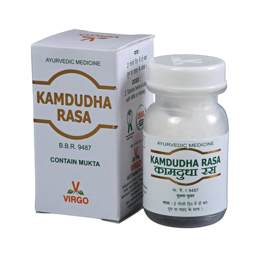 Virgo Kamdudha Rasa Tablet Contain Mukta