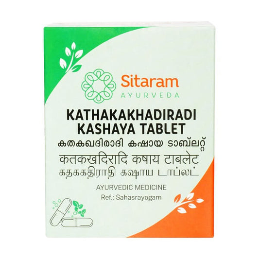 Sitaram Ayurveda Kathakahadiradi Kashaya Tablet